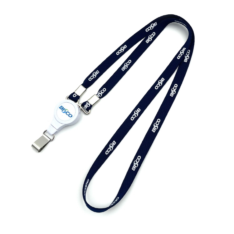 사원증 릴홀더 D형 목걸이 묶음판매(10mm 단색)