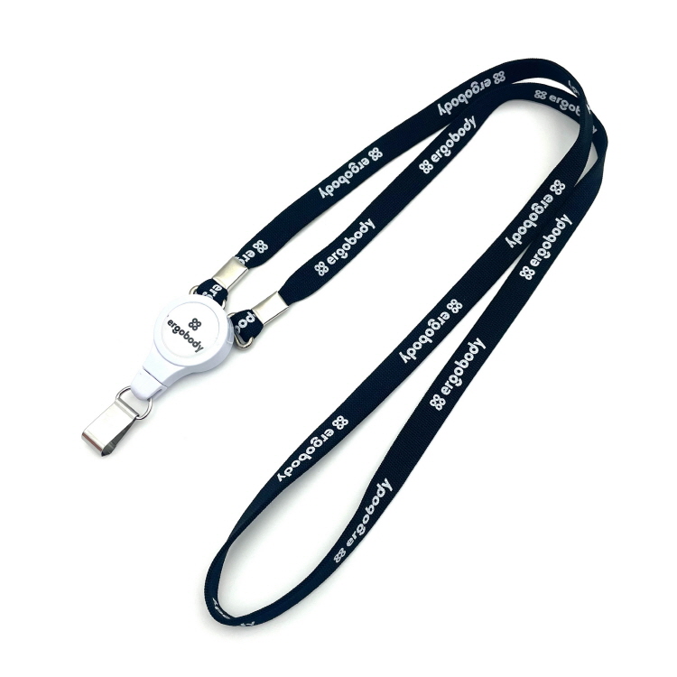 사원증 릴홀더 D형 목걸이 묶음판매(10mm 단색)